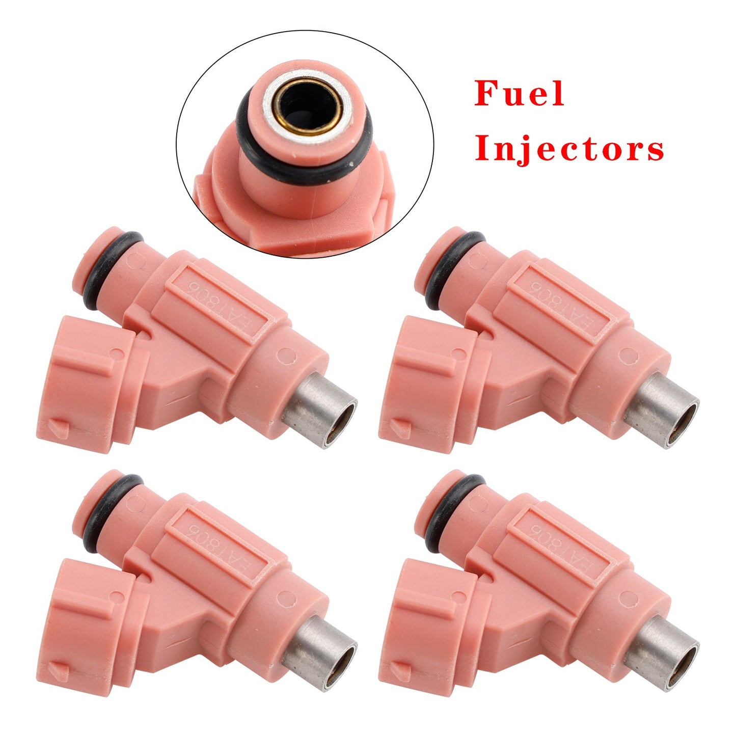 4PC 68V-13761-10-00 Iniettore di carburante per fuoribordo Yamaha 115HP F115JA F115LA 11-14