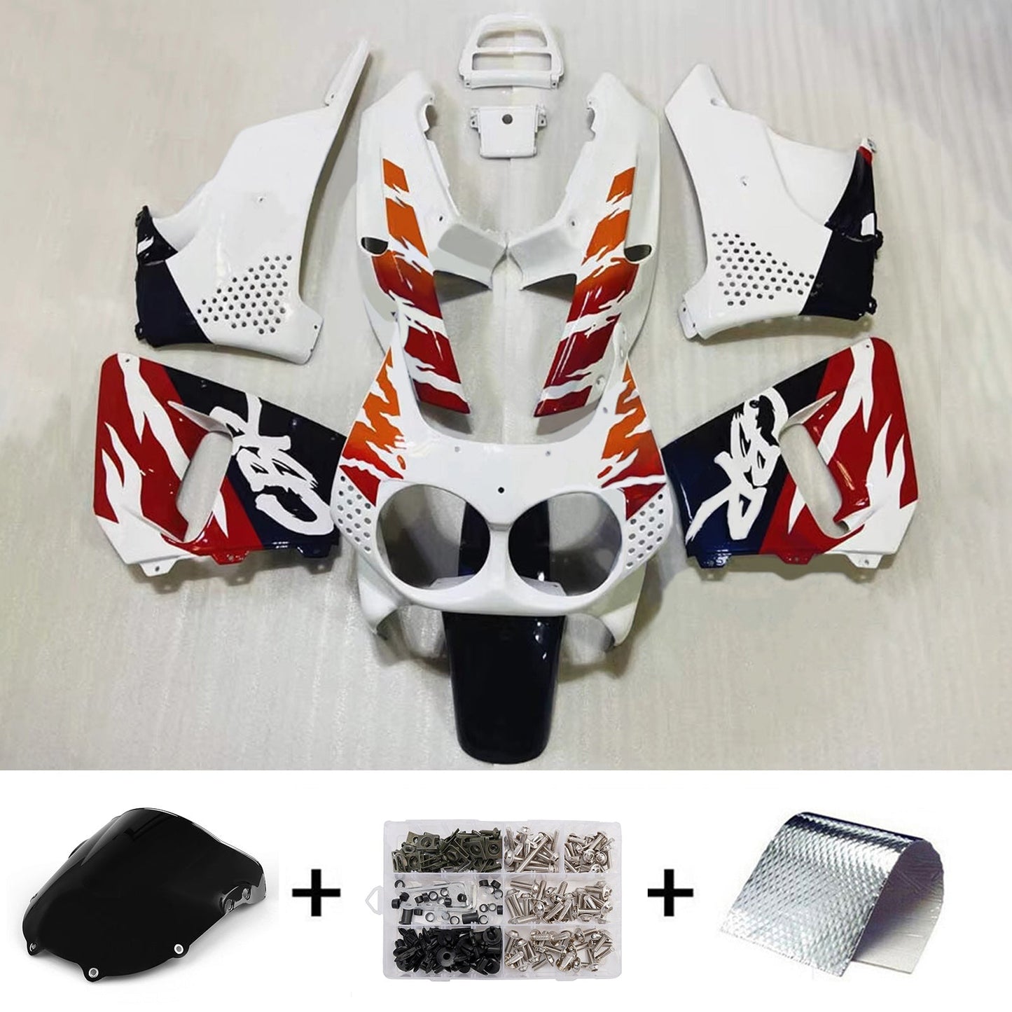 Kit di carene in plastica ABS stampate a iniezione per Honda CBR900RR 893 1992-1993