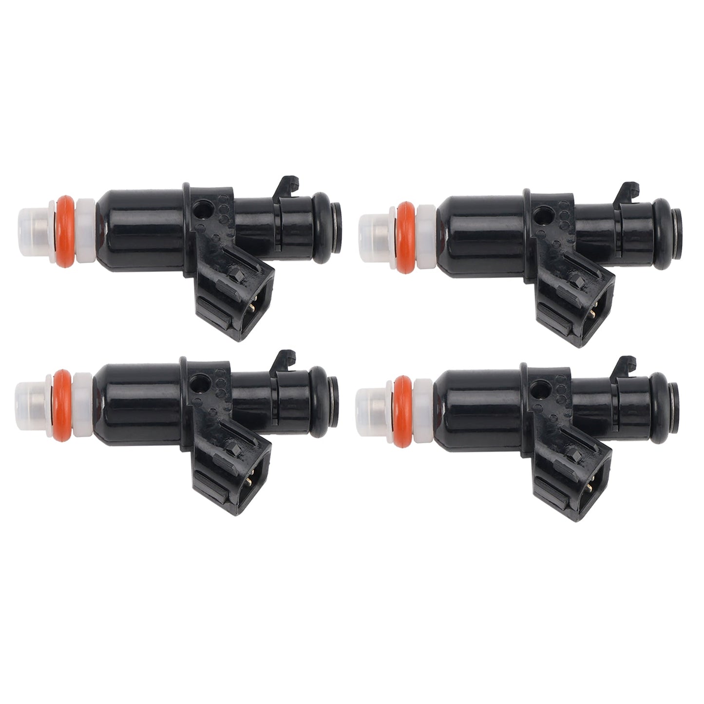 Iniettore di carburante 4 pezzi 16450-RZP-003 compatibile con Honda Accord Civic Stream CRV Tourer 2.0L