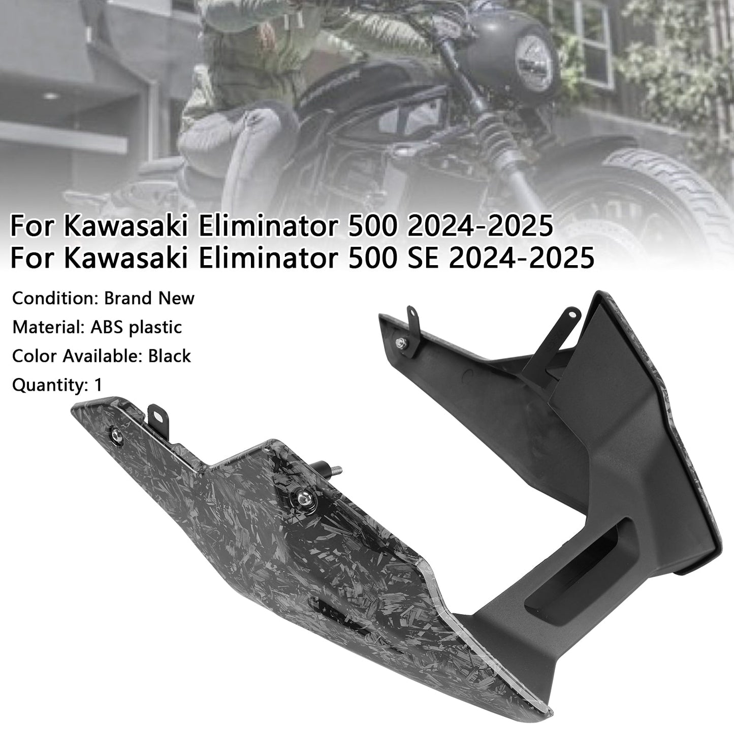 Carenature inferiori Kawasaki Eliminator 400/450/500 2024-2025, puntale completo