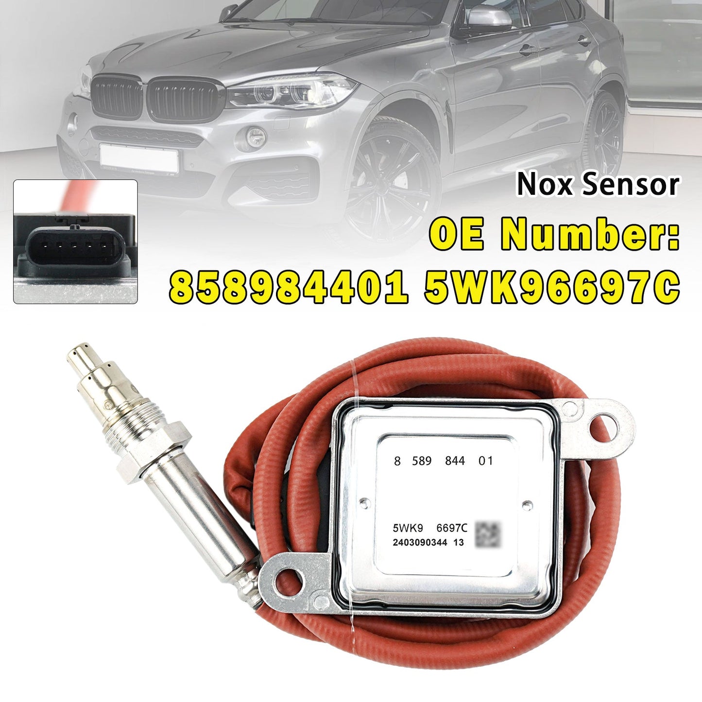 Sensore di ossido di azoto NOx 858984401 5WK96697C per BMW X5 F15 X6 F16 25d 30dX 40dX