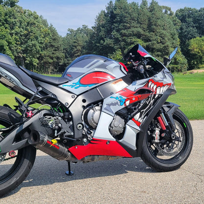 Kit carenatura iniezione in plastica ABS adatto per Kawasaki ZX10R 2016-2020