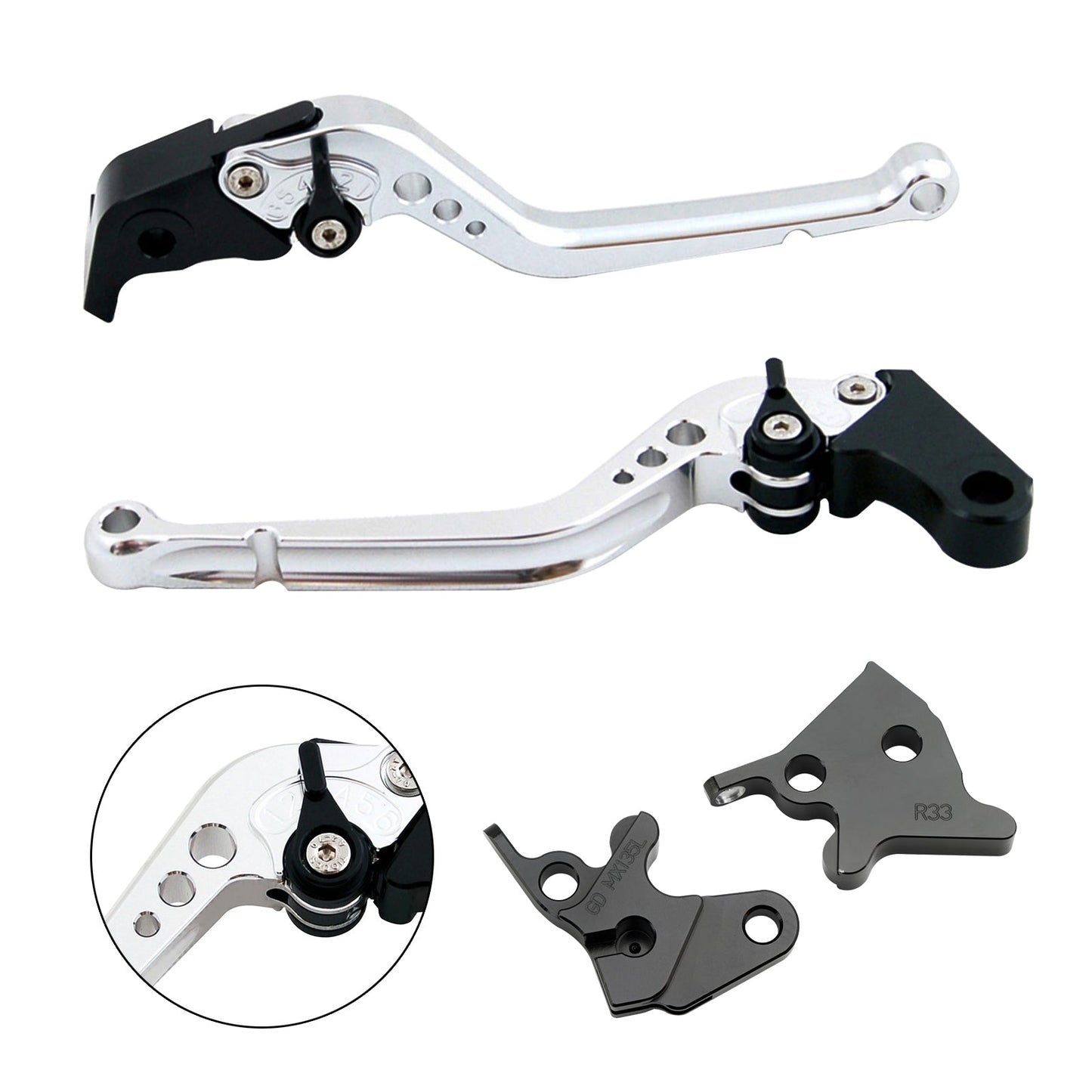 Leva frizione freno lunga YAMAHA YBR125 2005-2014