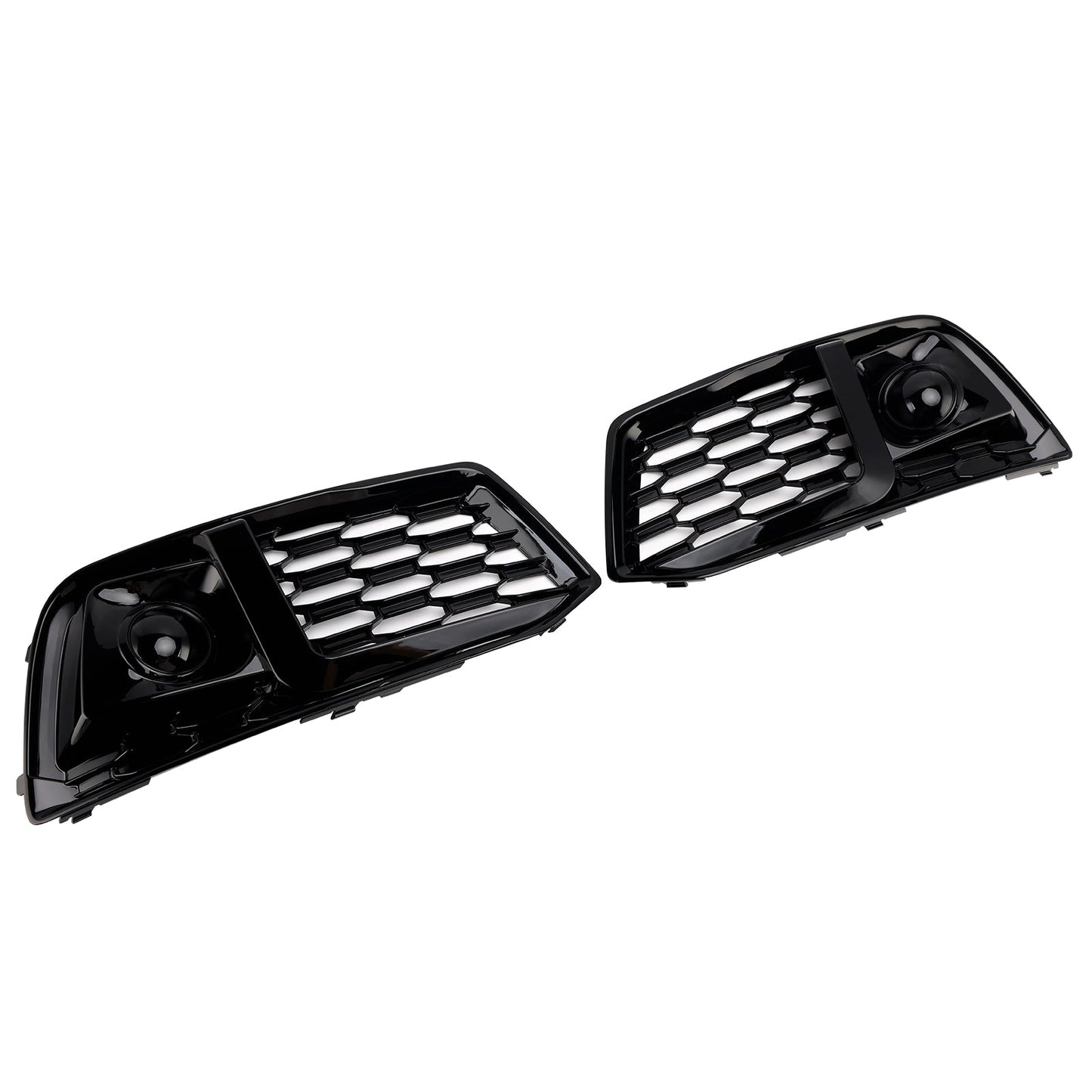 2018-2022 Adatto ad Audi Q5 2PCS Copertura paraurti anteriore Griglia Griglia Inserto cornice con ACC