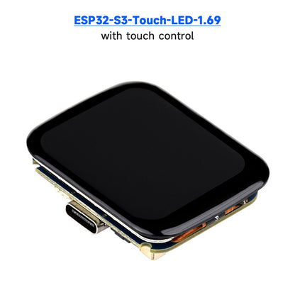 Scheda di sviluppo touch screen ESP32-S3 da 1,69 pollici, processore 240 MHz, WIFI, Bluetooth