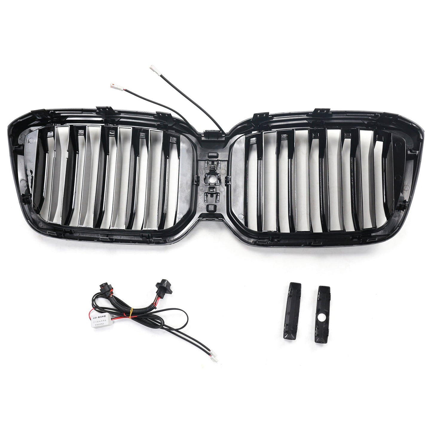 Griglia a doppio rene per paraurti nero lucido BMW X3 G01 X4 G02 2022-2025