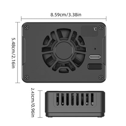 Semiconduttore radiatore fotocamera Slr ventola di raffreddamento per Sony Canon R5/R6/R7/Fuji Xt4
