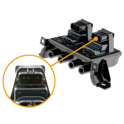 1998-2000 Mazda MX-5 1.8 MK2 MX5 Pacchetto bobine di accensione a 3 pin BP4W1810XB