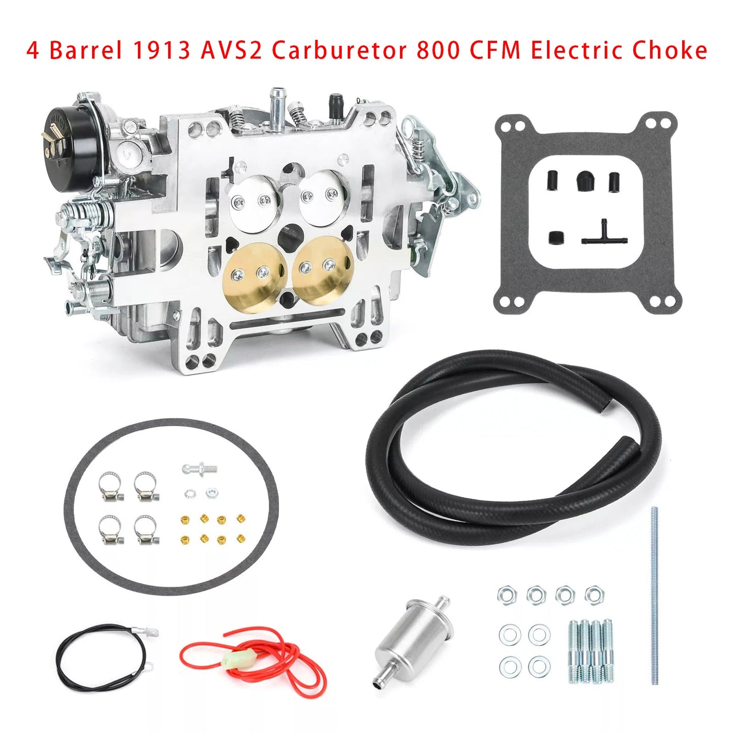 Carburatore 4 canne 1913 AVS2 800 CFM Choke elettrico CBR23 1913 AVS2 800CFM