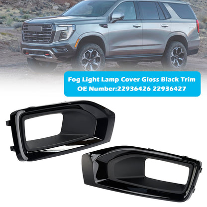 Coprifari fendinebbia Yukon XL 2019-2020, coppia di finiture nere lucide 22936426