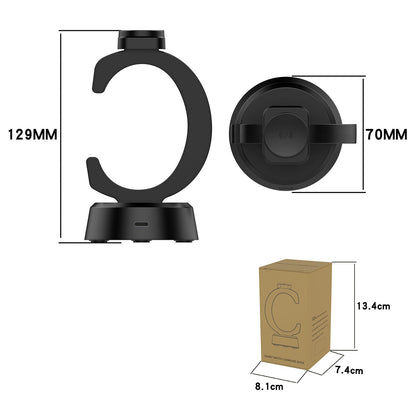 Caricabatterie verticale a forma di C per Apple Watch, adattatore per dock di ricarica per iWatch