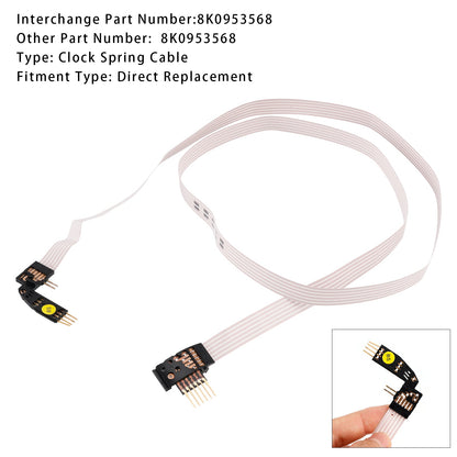 Cavo piatto FFC airbag Audi A4 Allroad (8KH, B8) 2009.04-2016.05, molla di ritorno 8K0953568A BCDEFGHMJKLMNPQ