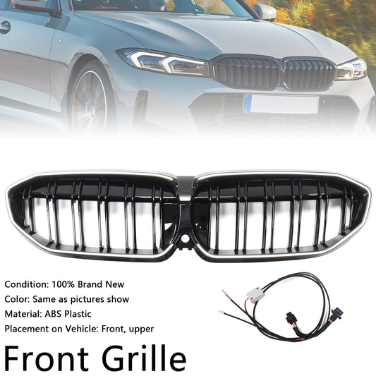 Griglia a doppio rene nera BMW Serie 3 G20 2019-2022 51138072085