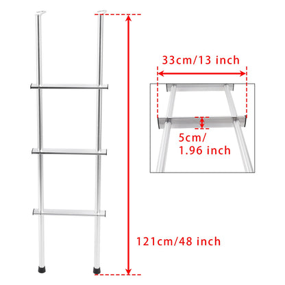 Estensione universale per scala RV in alluminio da 48"" 503L per tutte le scale RV con tubo da 1""