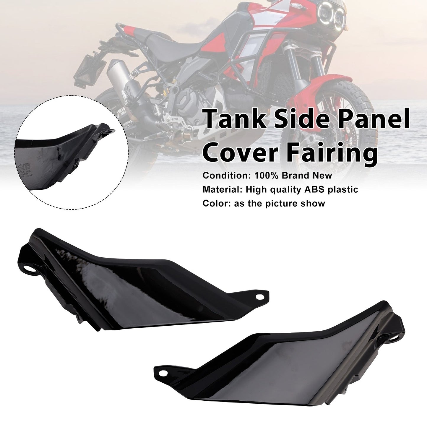 Copertura laterale del serbatoio/carenatura per Yamaha Tenere 700 2025-2026