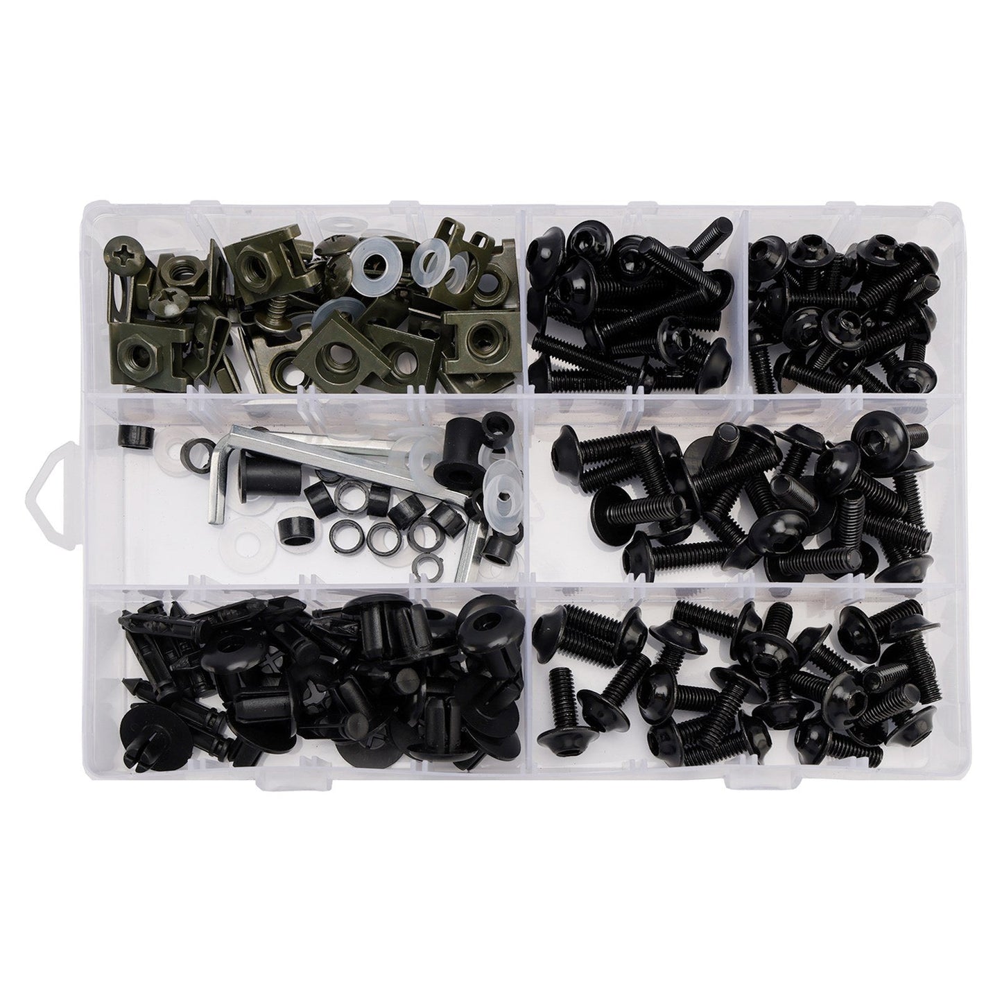 Kit carenatura iniezione in plastica ABS adatto per Kawasaki EX250 Ninja250R 2008-2012