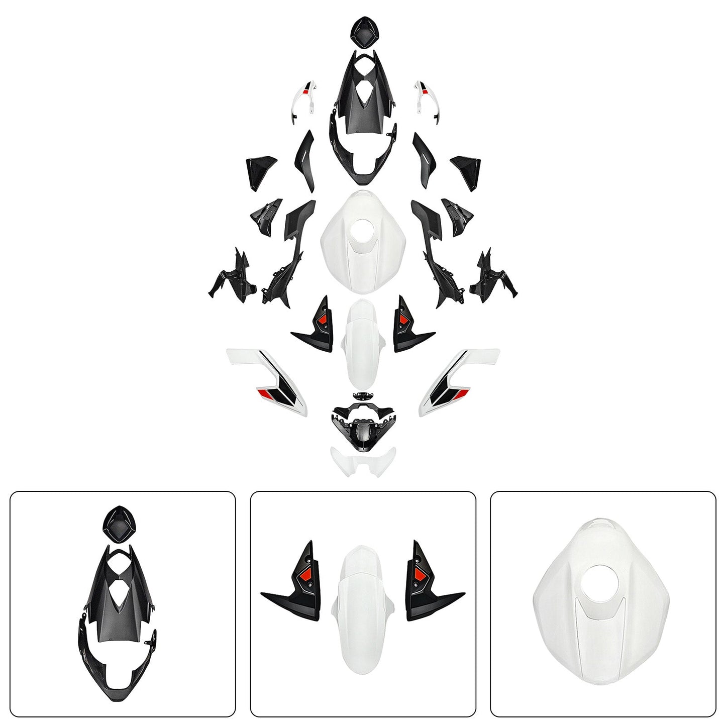 Kit di carene stampate a iniezione per Street Triple 765 R/RS 2023-2025