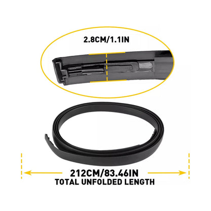 Modanatura per gocciolatoio del tetto Scion xB 2008-2015, lato destro e sinistro, in gomma, 2 pezzi