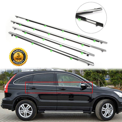 2007-2011 Honda CR-V CRV 72950-SWA-A01 4 pezzi guarnizioni finestrino