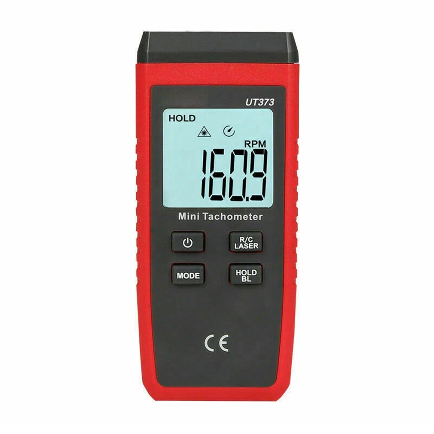 UT373 Mini contagiri digitale LCD senza contatto con laser e tester di velocità RPM