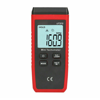 UT373 Mini contagiri digitale LCD senza contatto con laser e tester di velocità RPM