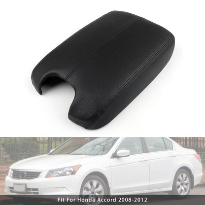 Coperchio della console centrale del bracciolo in pelle nera per Honda Accord 2008-2012