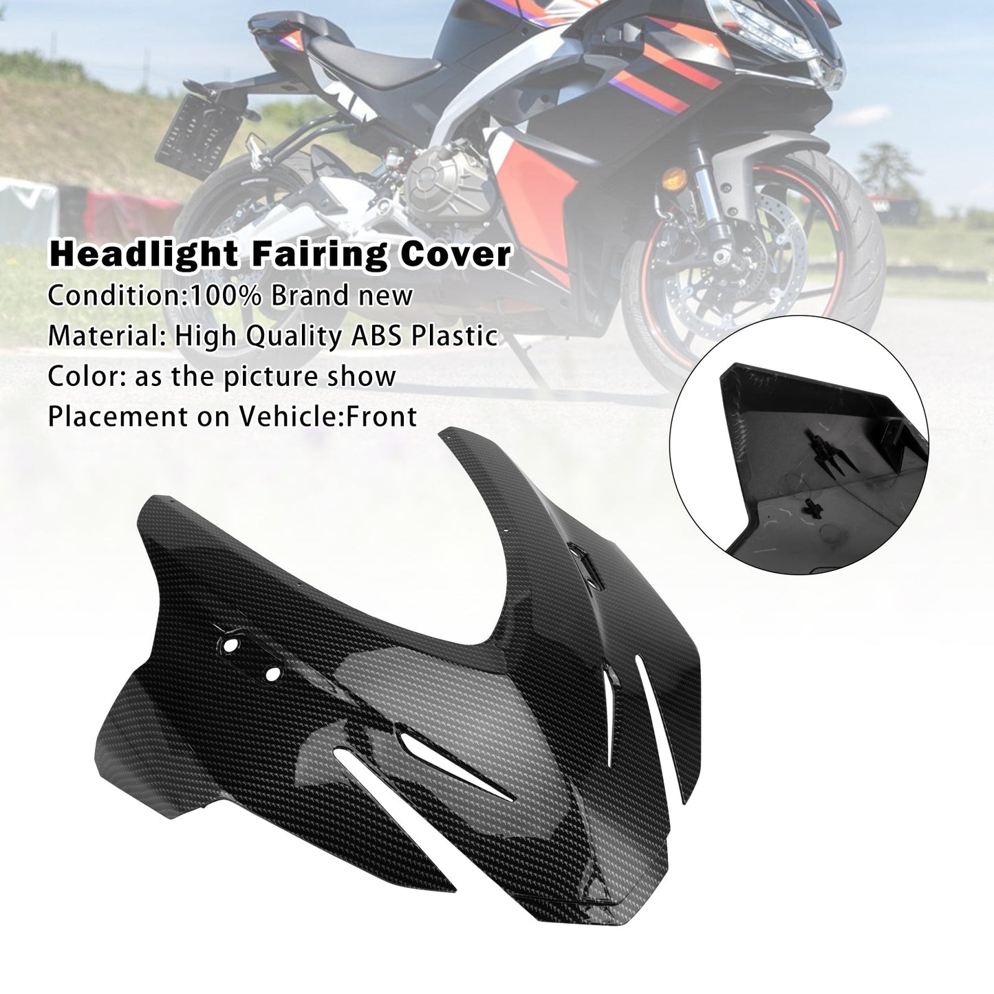 Copertura parabrezza per cupolino Aprilia RS457 RS 457 2024-2025