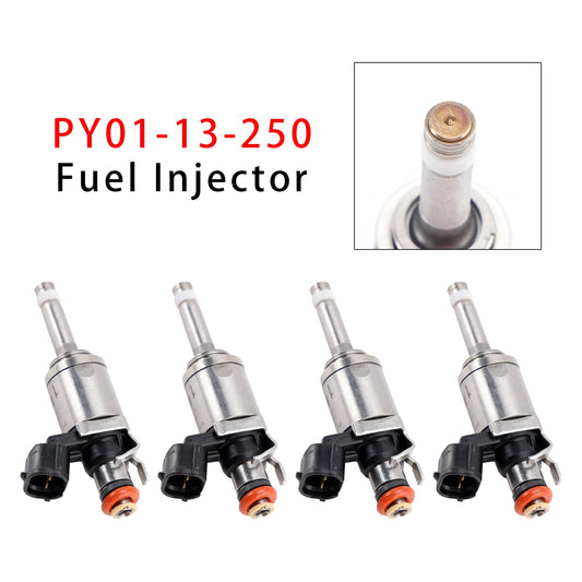 4 iniettori di carburante per Mazda 3 6 CX-5 CX-9 2014-2025 2.5L PY01-13-250