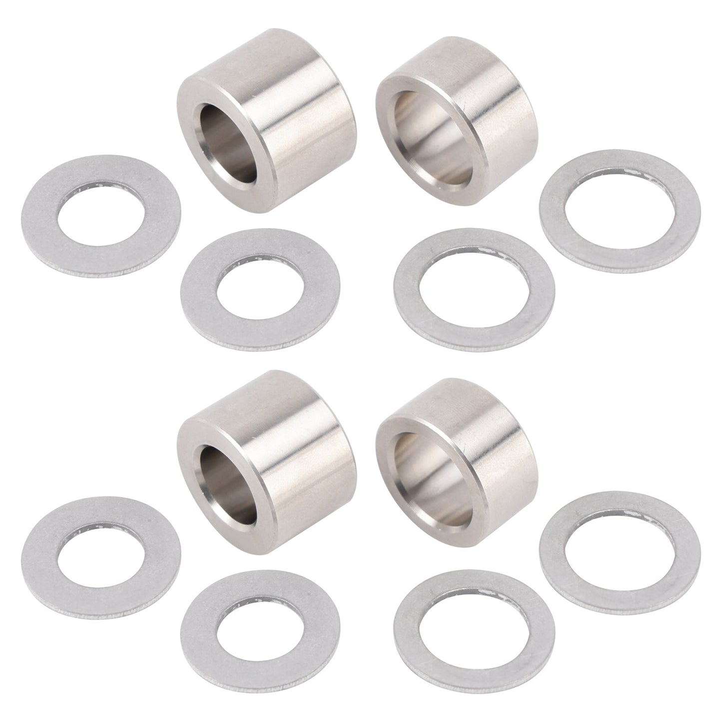 Confezione da 2 pezzi 1600036 Kit eliminatore tubo di bypass con shunt in alluminio e rondelle di tenuta