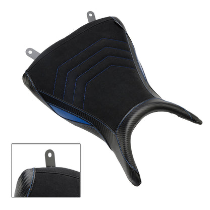 Cuscino per sedile anteriore conducente Raider Yamaha Mt-03 Yzf-R3 2015-2023 in poliuretano blu