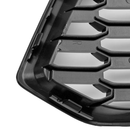 Inserto per cornice griglia griglia copertura paraurti anteriore 2 pezzi per Audi Q5 2018-2022 Mesh