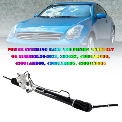 Gruppo pignone e cremagliera del servosterzo per Nissan 350Z 2003-2005 Infiniti G35