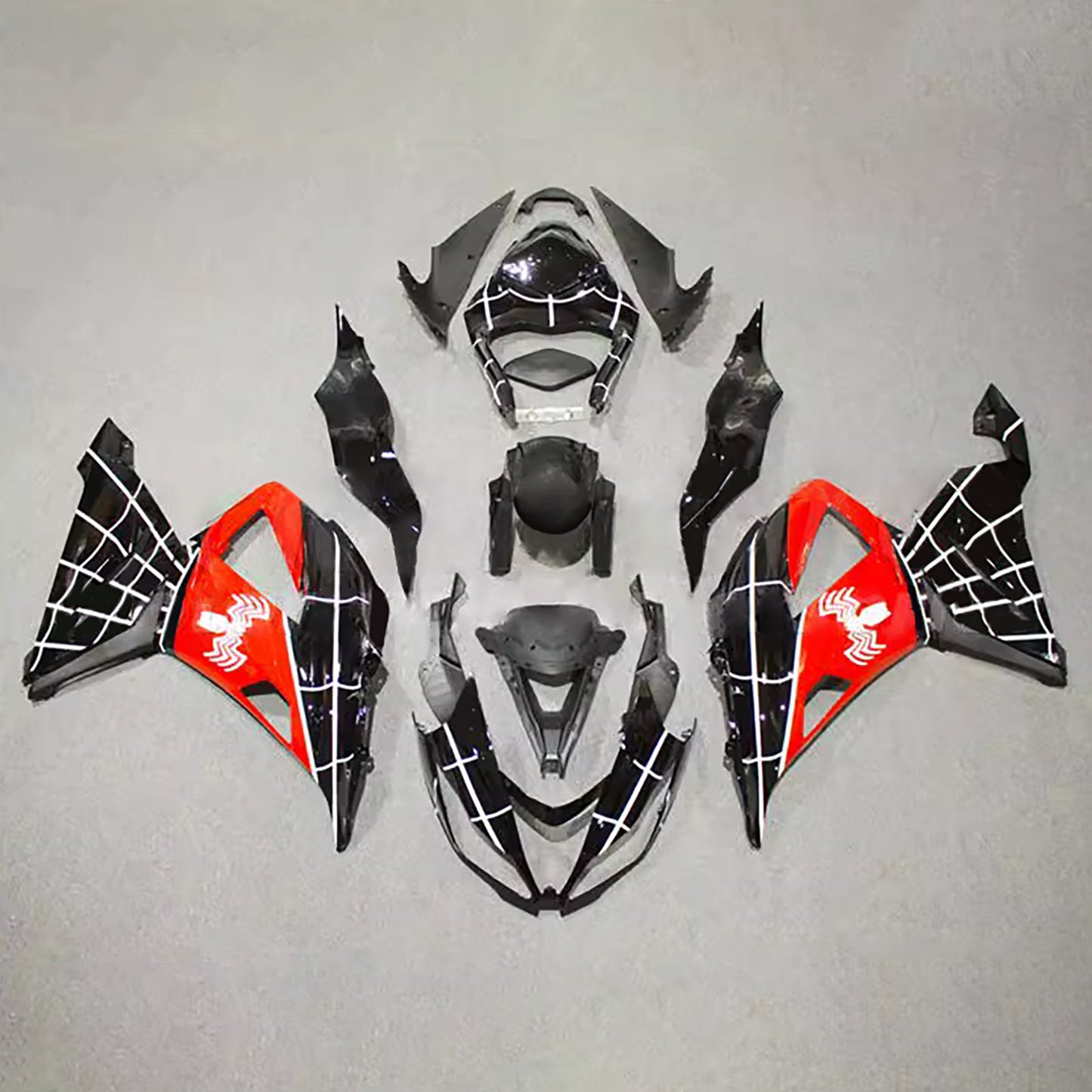 Kit carenatura iniezione in plastica ABS adatto per Kawasaki ZX6R 636 2013-2018