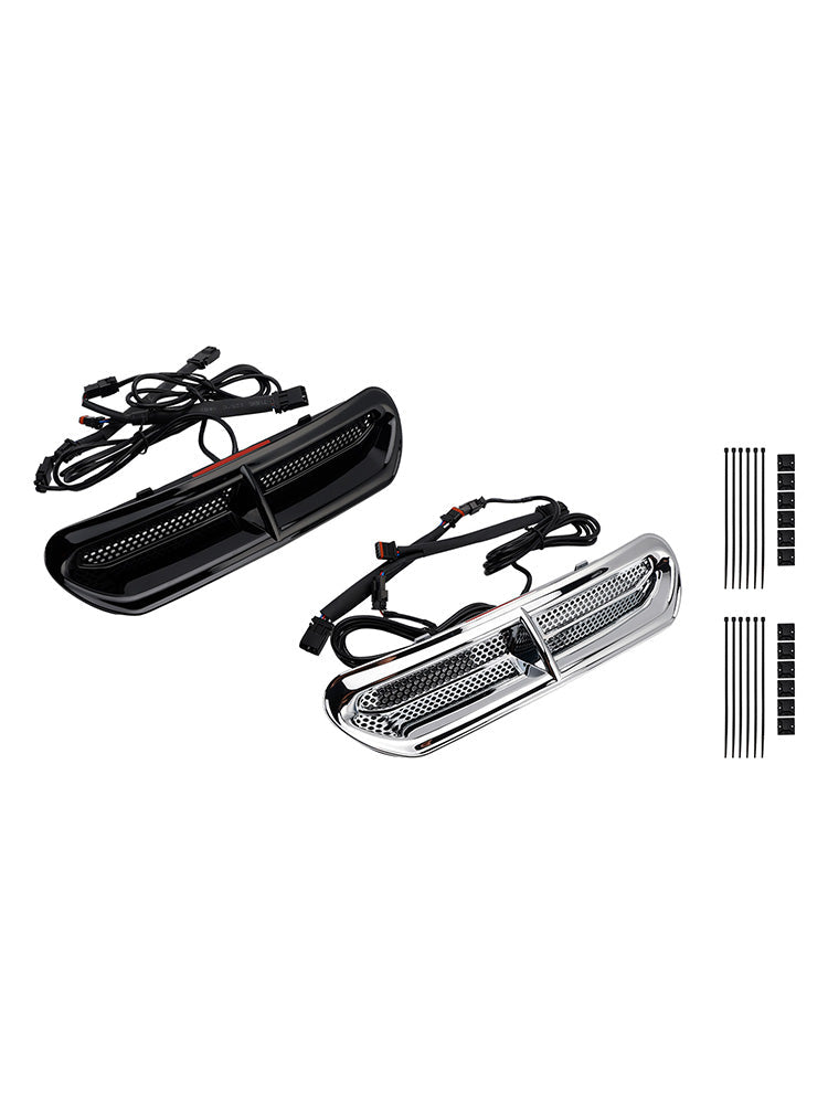 Luce LED per presa d'aria anteriore per Touring Street Glide 2014-2024
