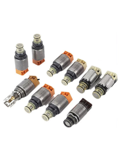Kit di 10 solenoidi per cambio automatico 9HP48 per Chrysler Country 9 marce, trazione anteriore, motore V6 3.6L, anno 2013-2014.