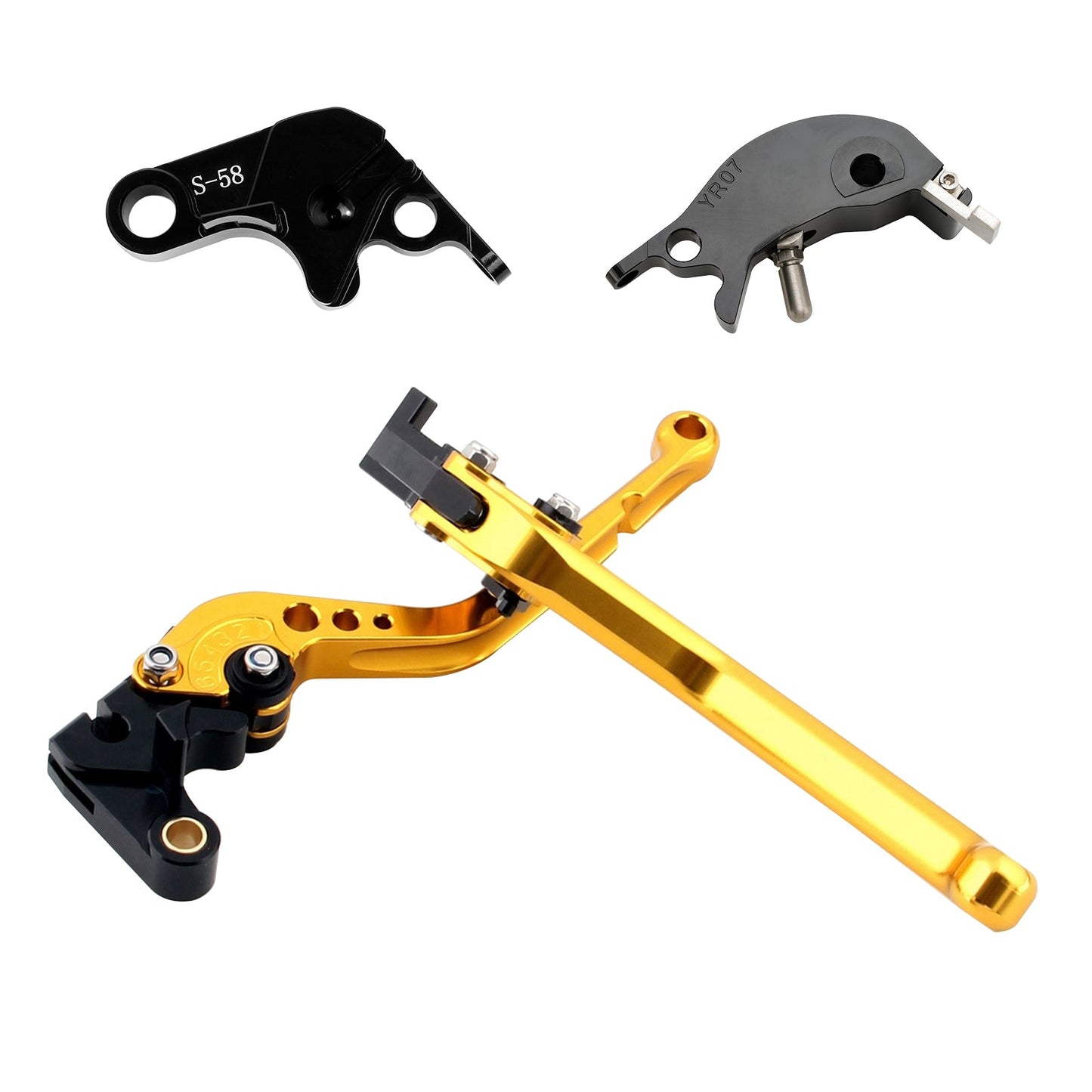 Leva frizione freno lunga adatta per YAMAHA YZF R7 MT-10/SP FZ-10/SP 2022-23