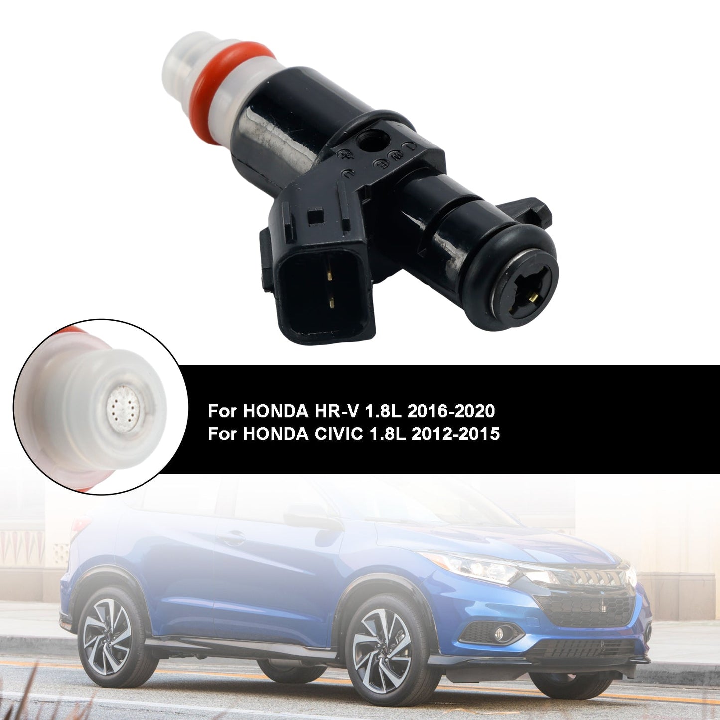 1 pz. Iniettore di carburante 16450-R2E-L01 per Honda Civic 2012-2015 per HRV 16-20 1.8L