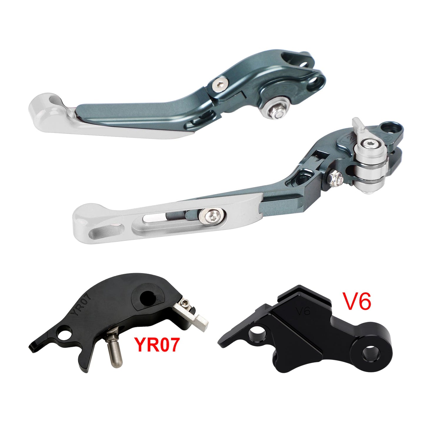 Leva freno frizione regolabile adatta per YAMAHA XSR900 XSR900GP MT-09 2024-2025