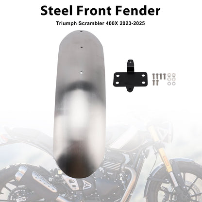 Parafango anteriore in acciaio Scrambler 400X 2023-2025