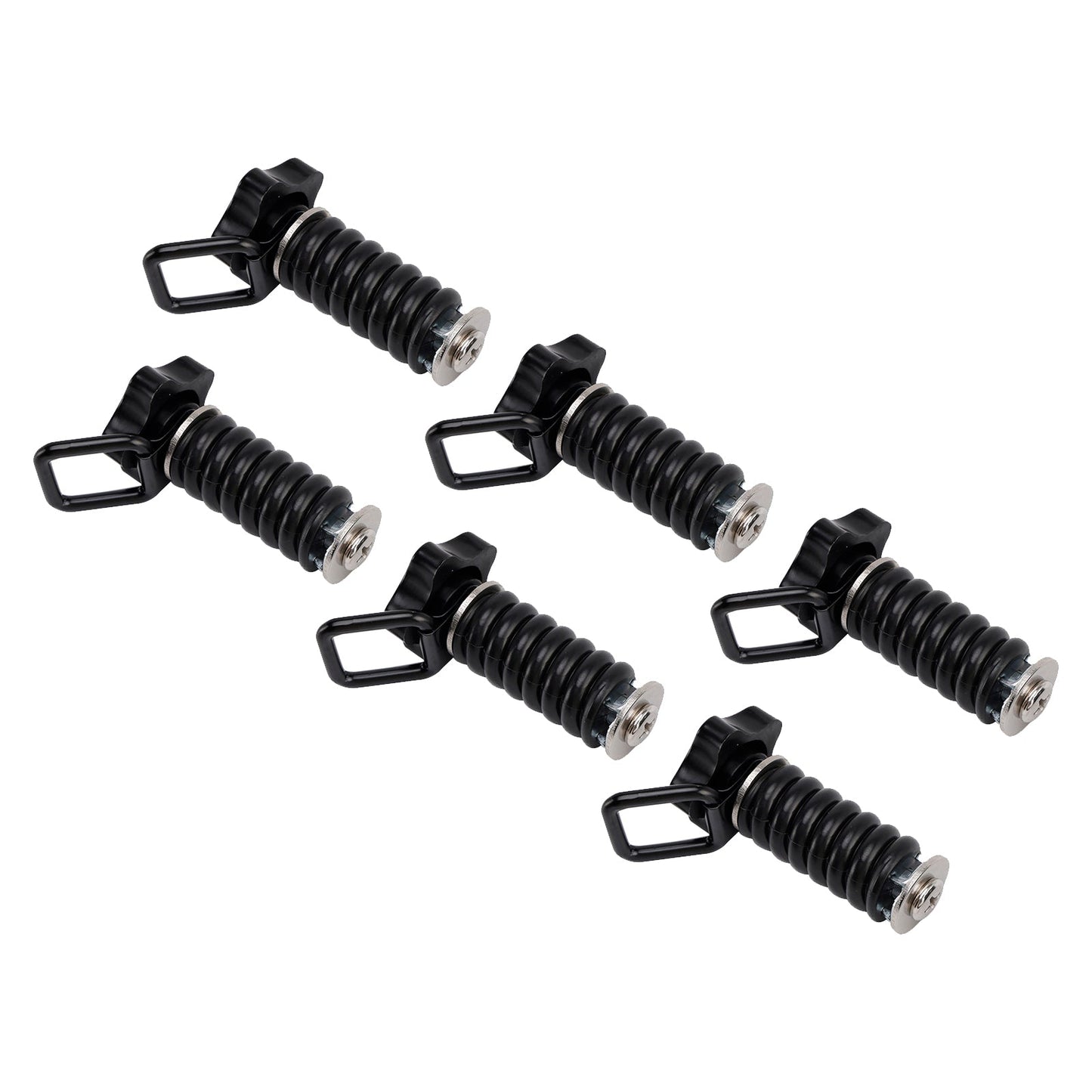 6 pezzi di anelli flessibili di ancoraggio per carico da 1 pollice per Polaris RZR Sportsman Ace 2013-2025