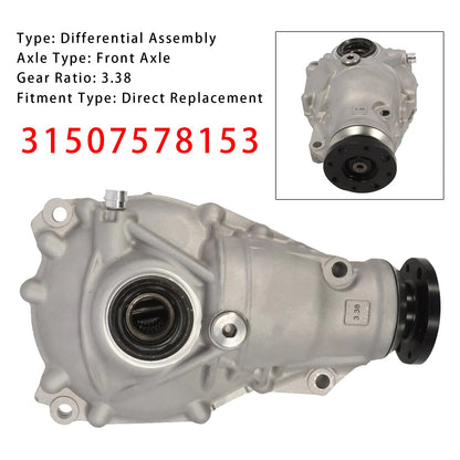 Gruppo supporto differenziale anteriore BMW X3 2011-2017 31507578153 31508635863