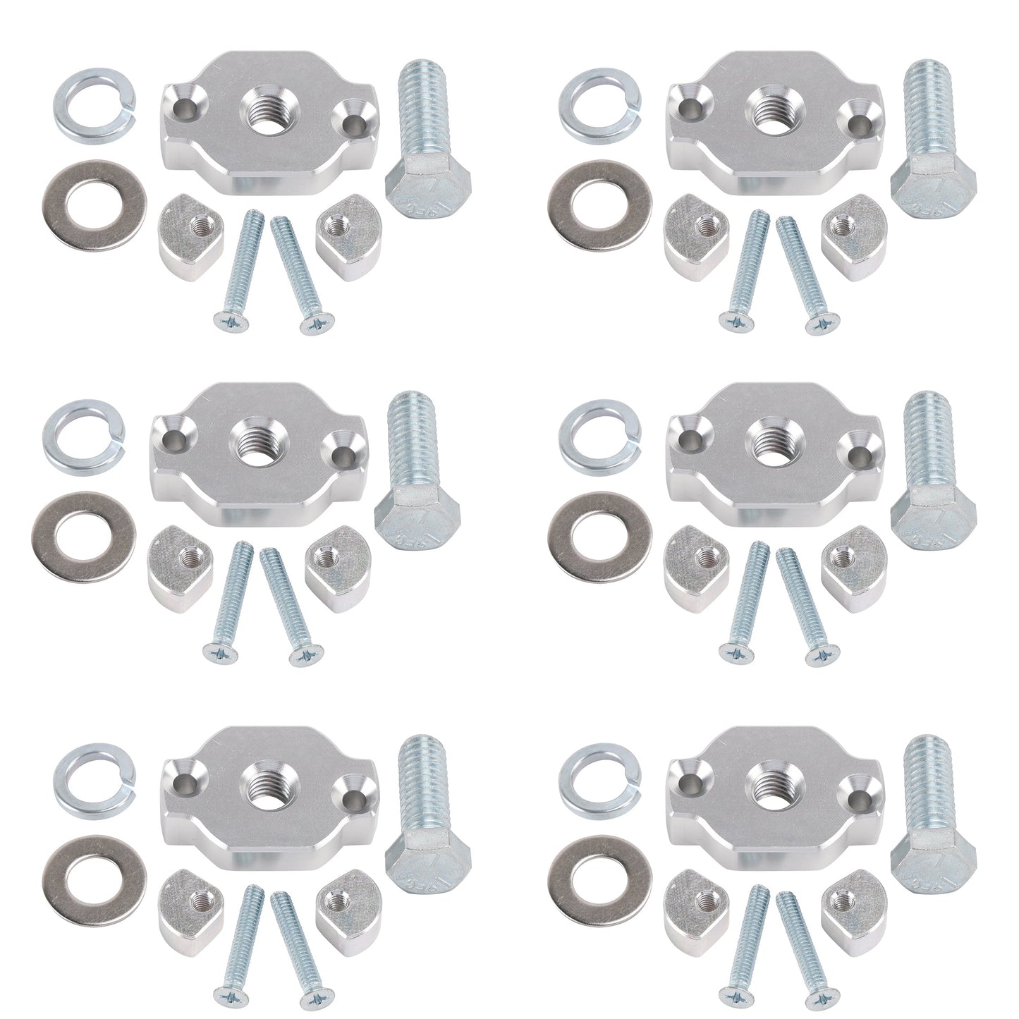 Kit di 6 ancoraggi rapidi per accessori per ATV UTV CFMoto con sistema di aggancio rapido
