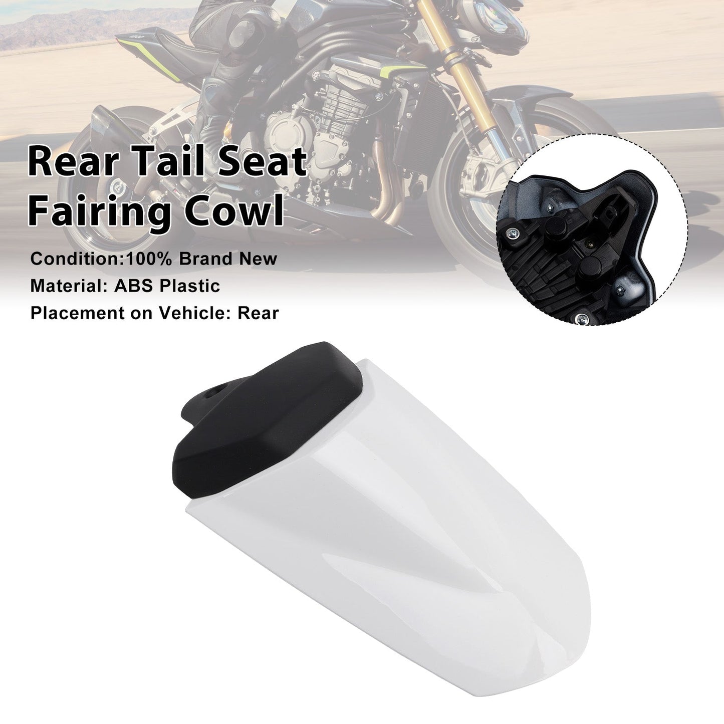 2025-2026 Per Speed Triple 1200 RS Copertura cupolino posteriore sella