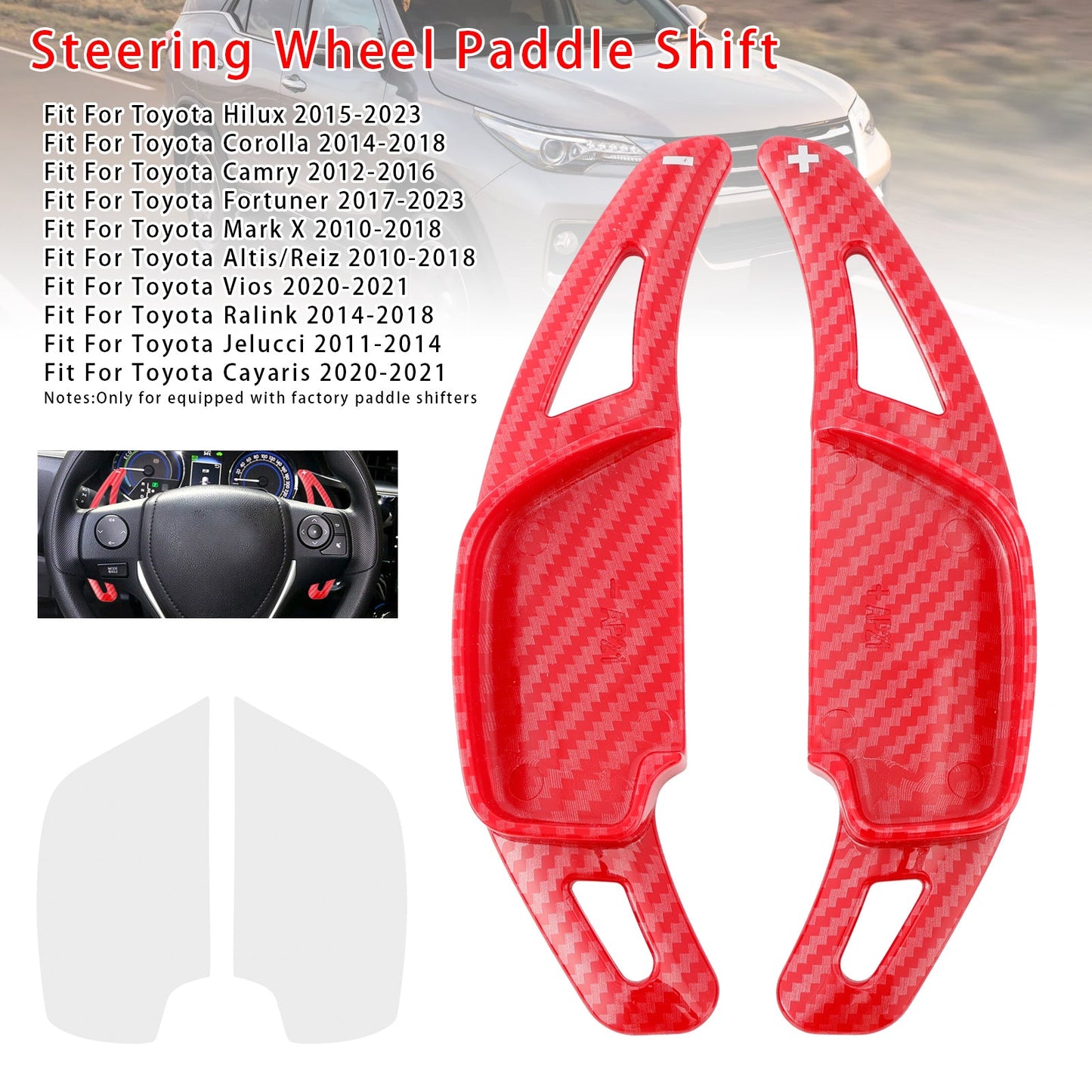 Leva del cambio al volante per Toyota Hilux Fortuner