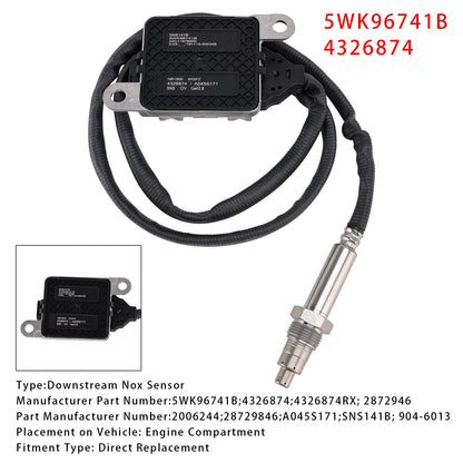 Sensore Nox a valle Peterbilt 567 L6 11.9L 2014-2019 5WK96741B 4326874 2872946