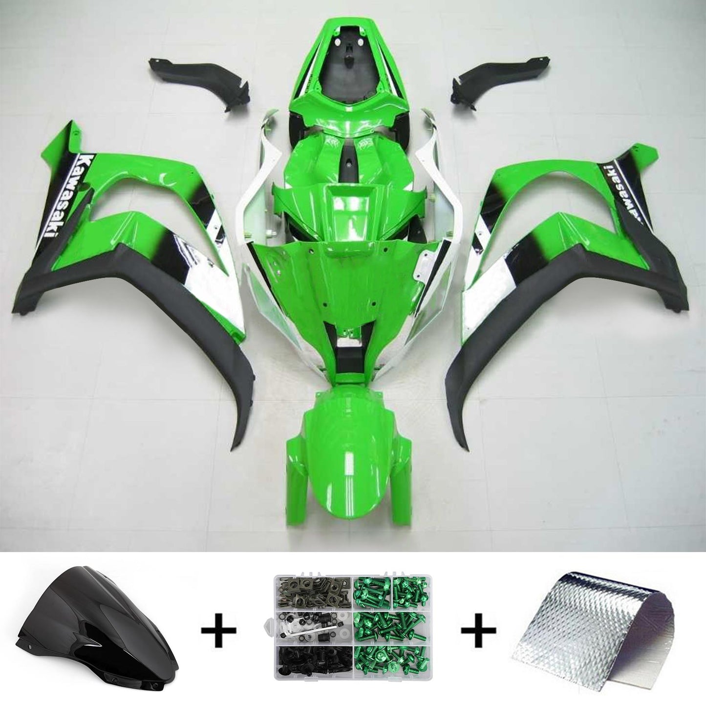 Kit carenatura BODYWORK ABS di plastica per Kawasaki ZX10R 2016-2020