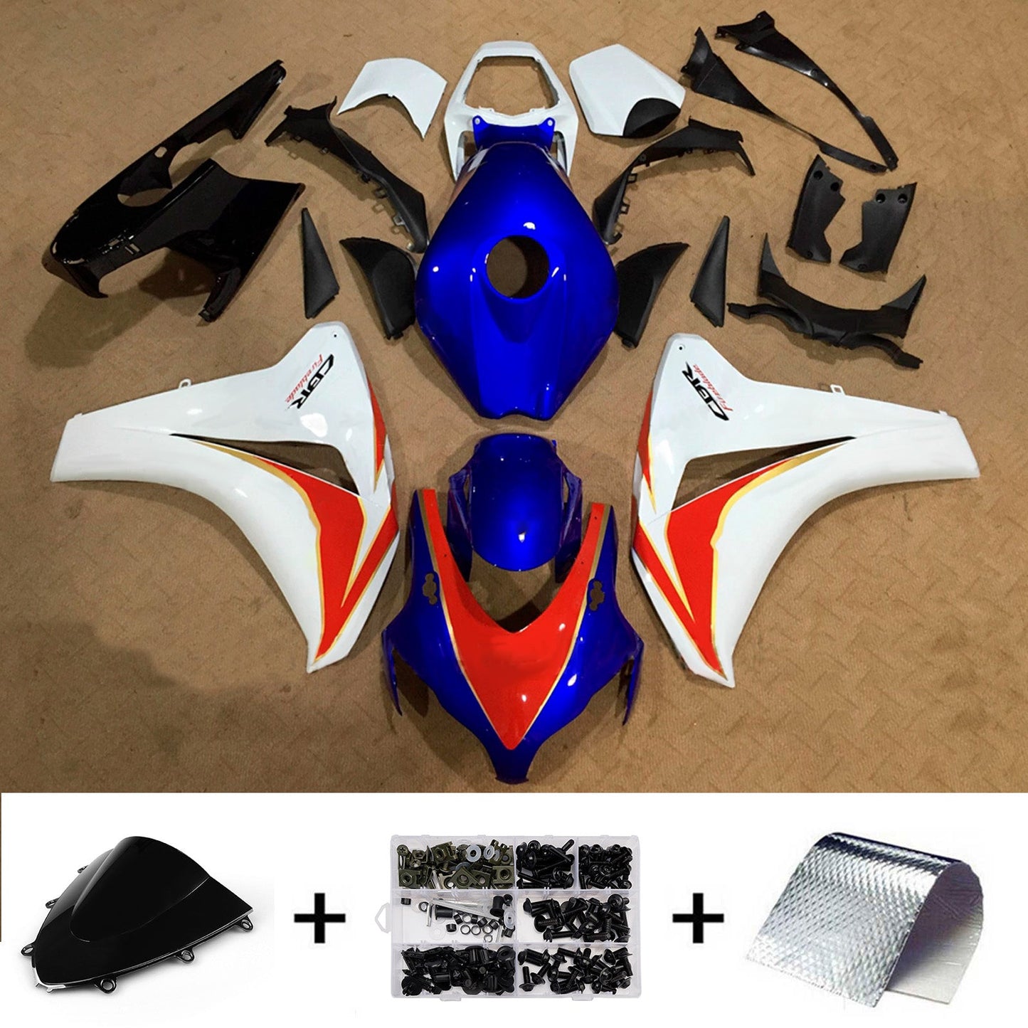 Kit di carene in plastica ABS stampate a iniezione per Honda CBR1000RR 2008-2011