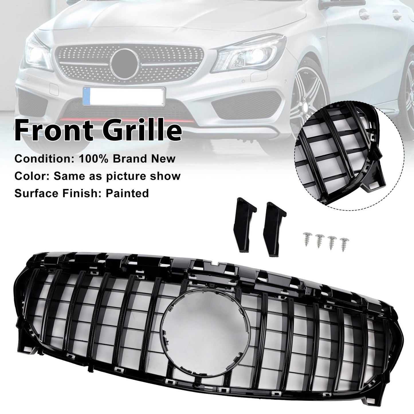 Griglia paraurti anteriore Mercedes Benz CLA-CLASS W117 CLA250 GT Style 2013-2019