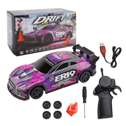 Wltoys 22206 RTR 1/22 2.4G 15km/h Auto da corsa con telaio in metallo Giocattolo regalo Viola