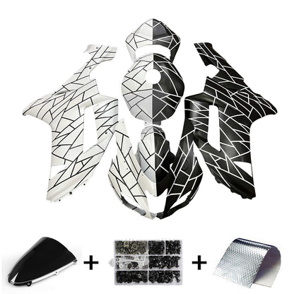 Kit carenatura iniezione in plastica ABS adatto per Kawasaki ZX6R 636 2007-2008